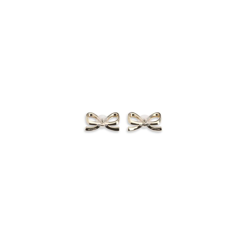 Crystal bow Earrings Self-Portrait
