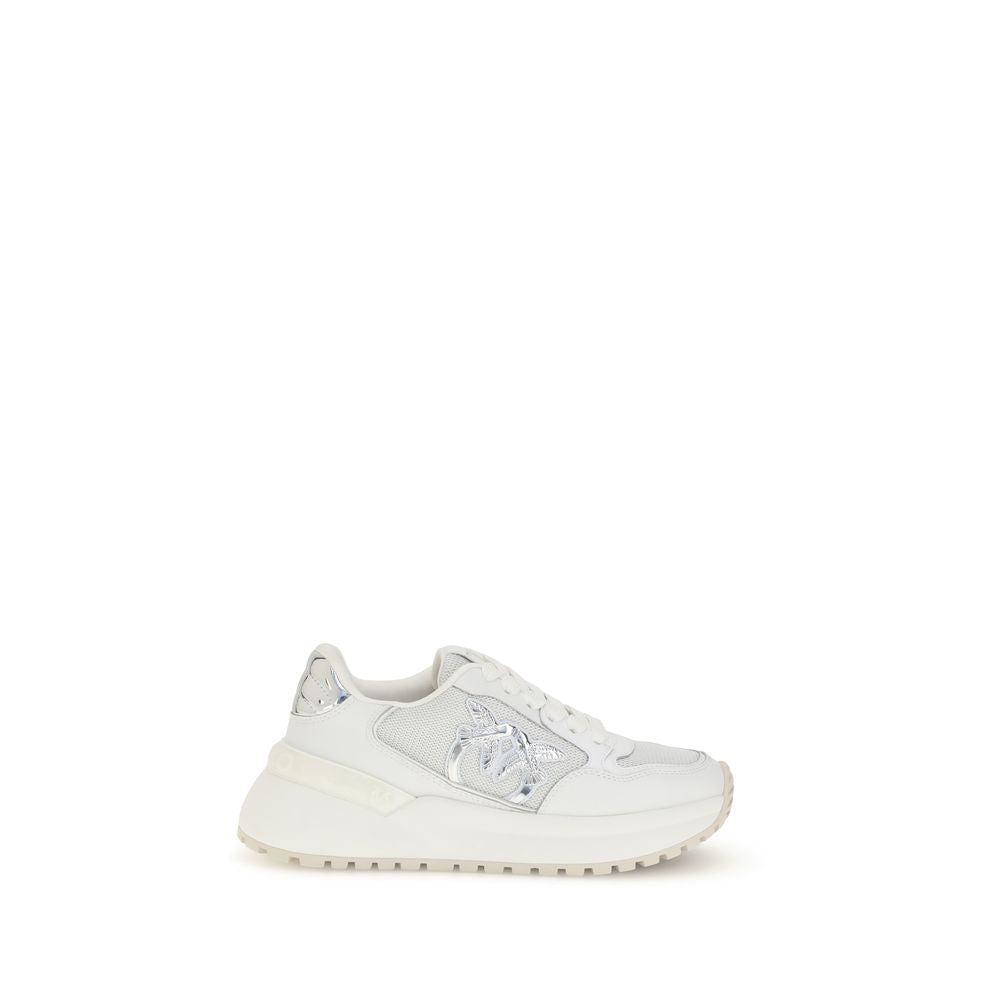 Logo and mirrored detail Sneakers PINKO