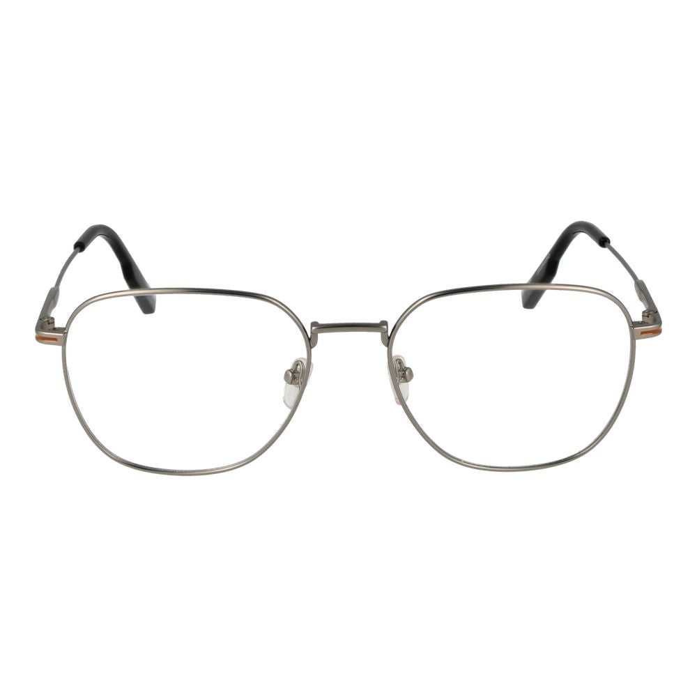 Silver Men Glasses Frame Ermenegildo Zegna