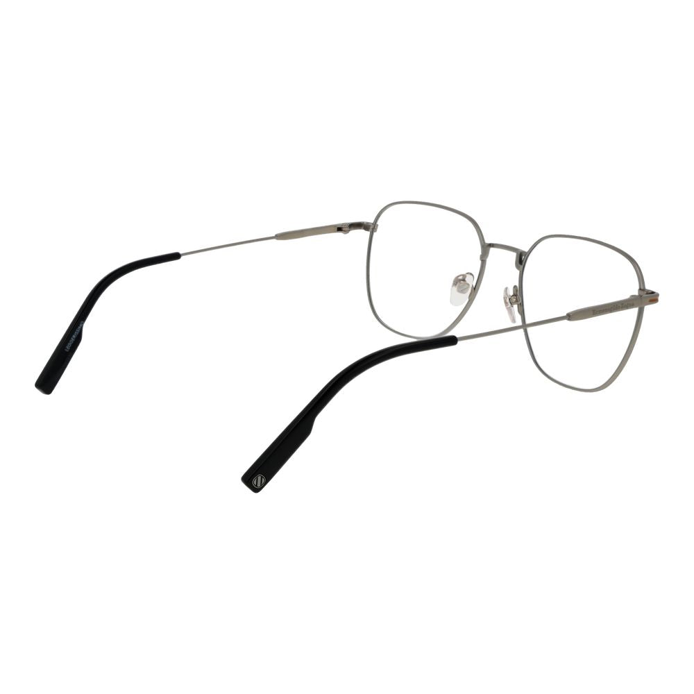 Silver Men Glasses Frame Ermenegildo Zegna