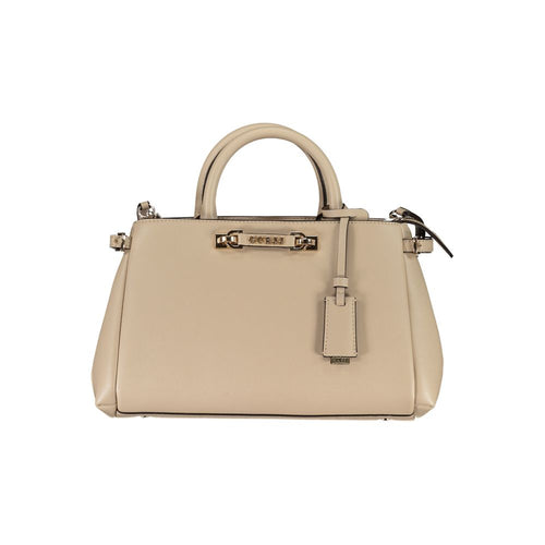 Beige Polyethylene Women Handbag Guess Jeans