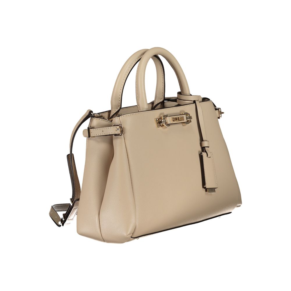 Beige Polyethylene Women Handbag Guess Jeans