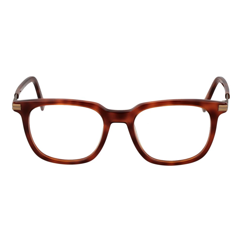 Brown Unisex Glasses Frame Ermenegildo Zegna