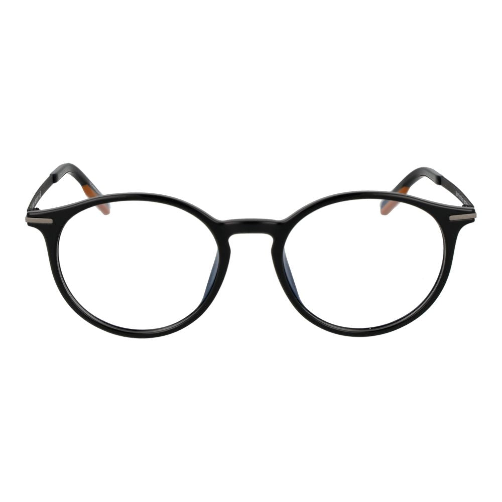 Black Unisex Glasses Frame Ermenegildo Zegna
