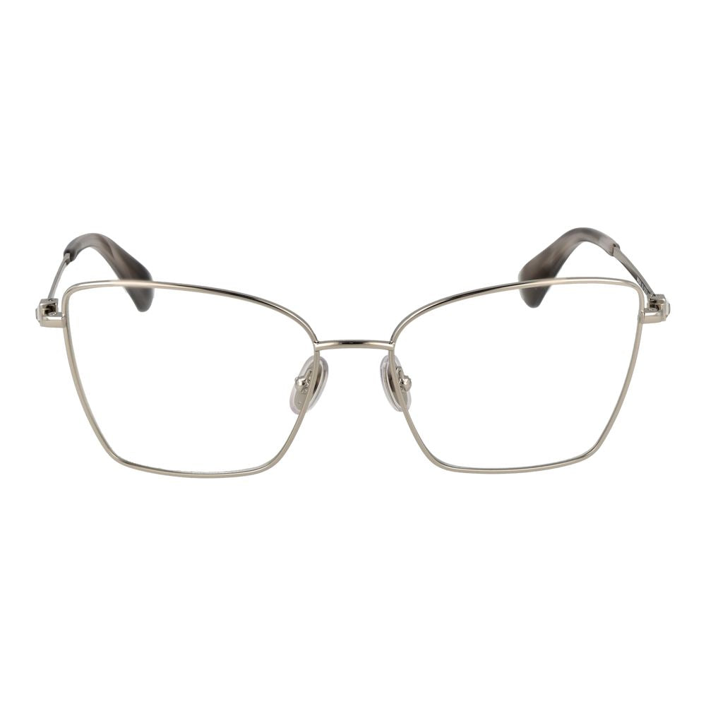 Silver Women Glasses Frame Max Mara