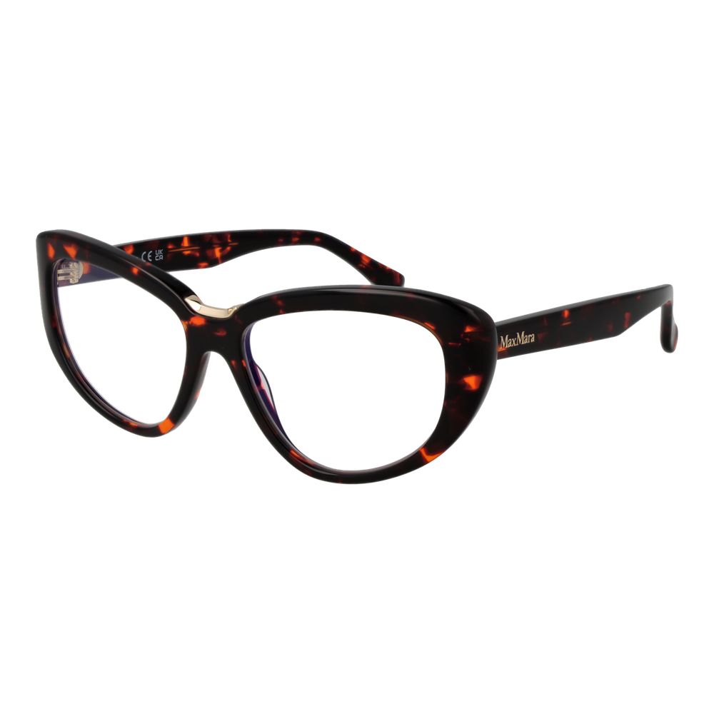 Brown Women Glasses Frame Max Mara