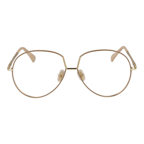 Beige Women Glasses Frame Max Mara