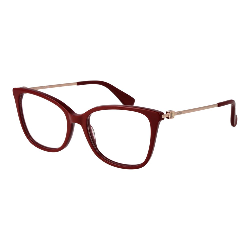 Red Women Glasses Frame Max Mara