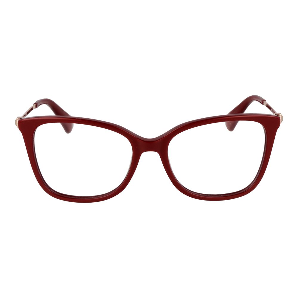 Red Women Glasses Frame Max Mara