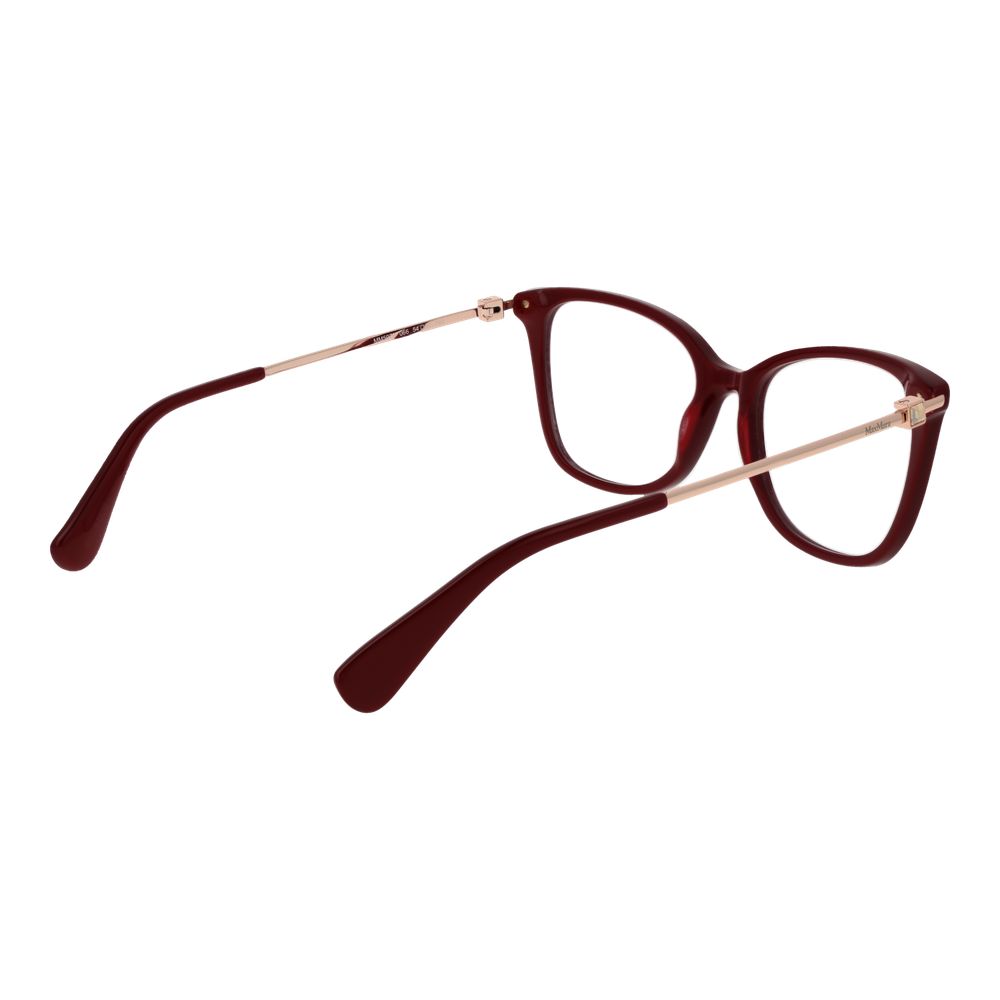 Red Women Glasses Frame Max Mara