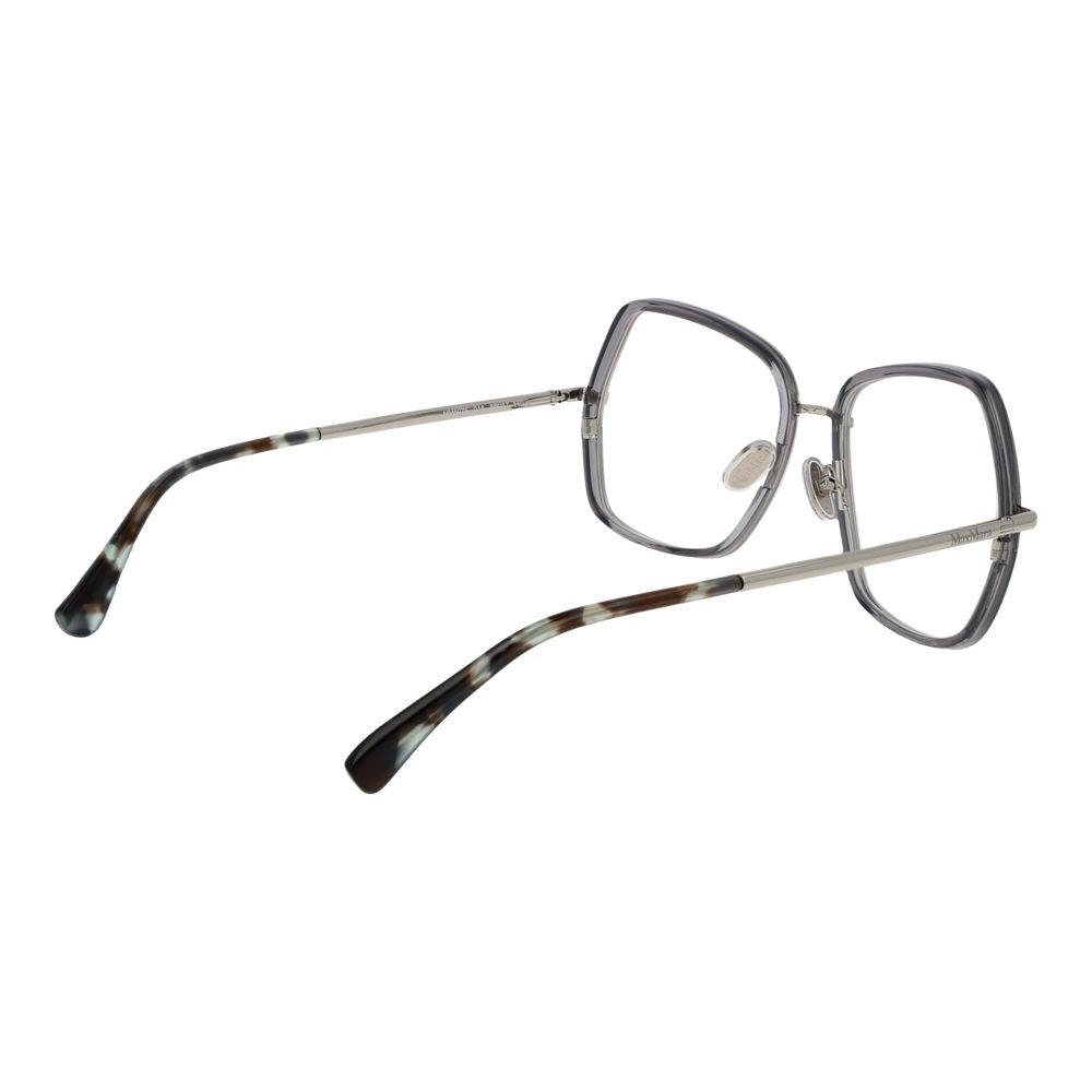 Silver Women Glasses Frame Max Mara