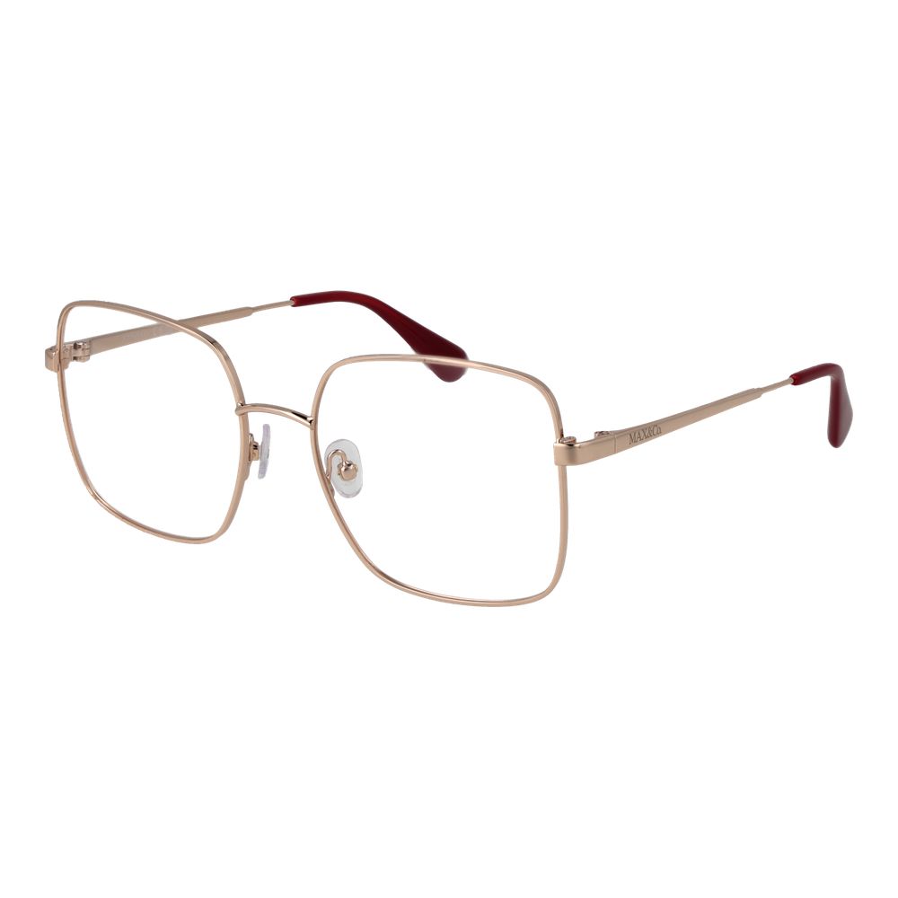 Gold Women Glasses Frame Max & Co