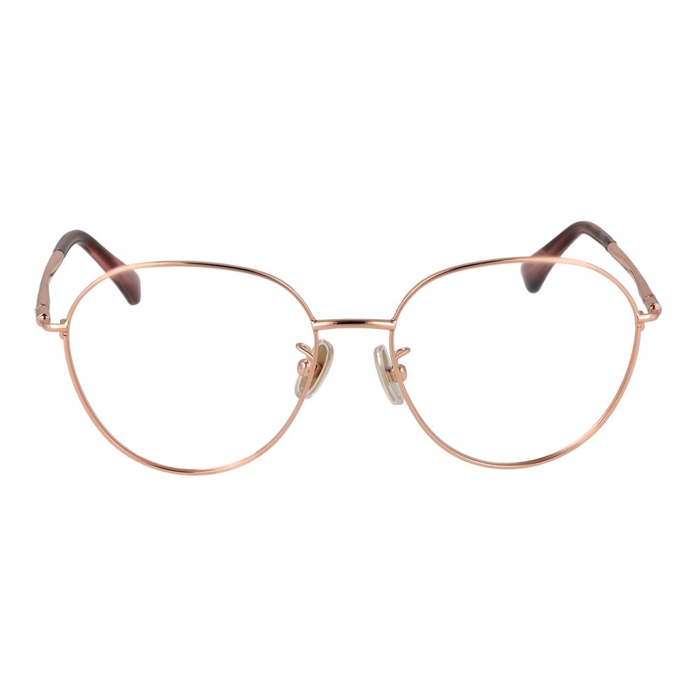 Rose Gold Women Glasses Frame Max Mara