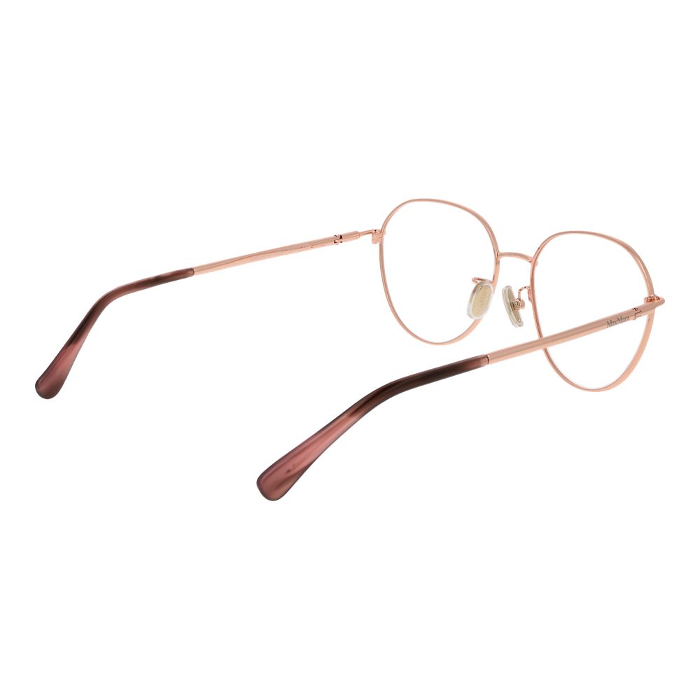 Rose Gold Women Glasses Frame Max Mara