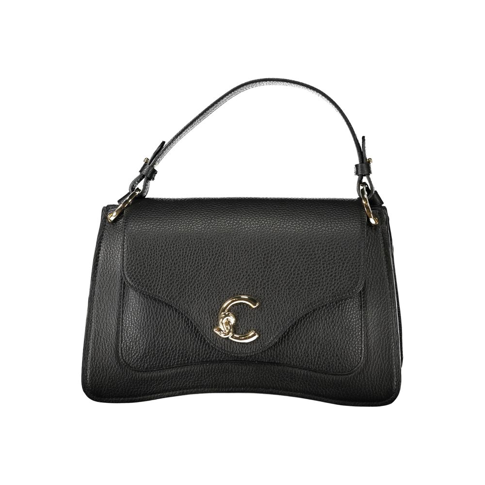 Black Leather Handbag Coccinelle