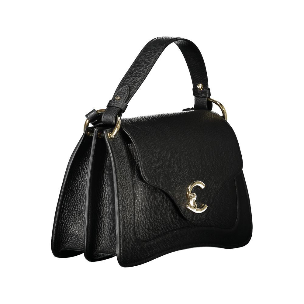 Black Leather Handbag Coccinelle