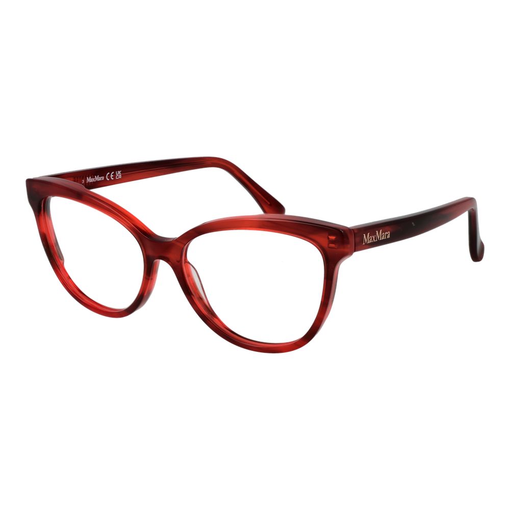 Red Women Glasses Frame Max Mara