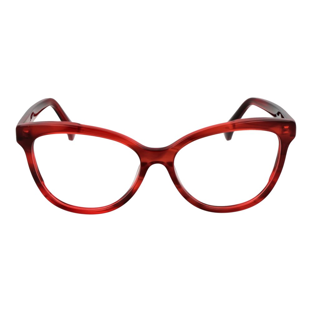 Red Women Glasses Frame Max Mara