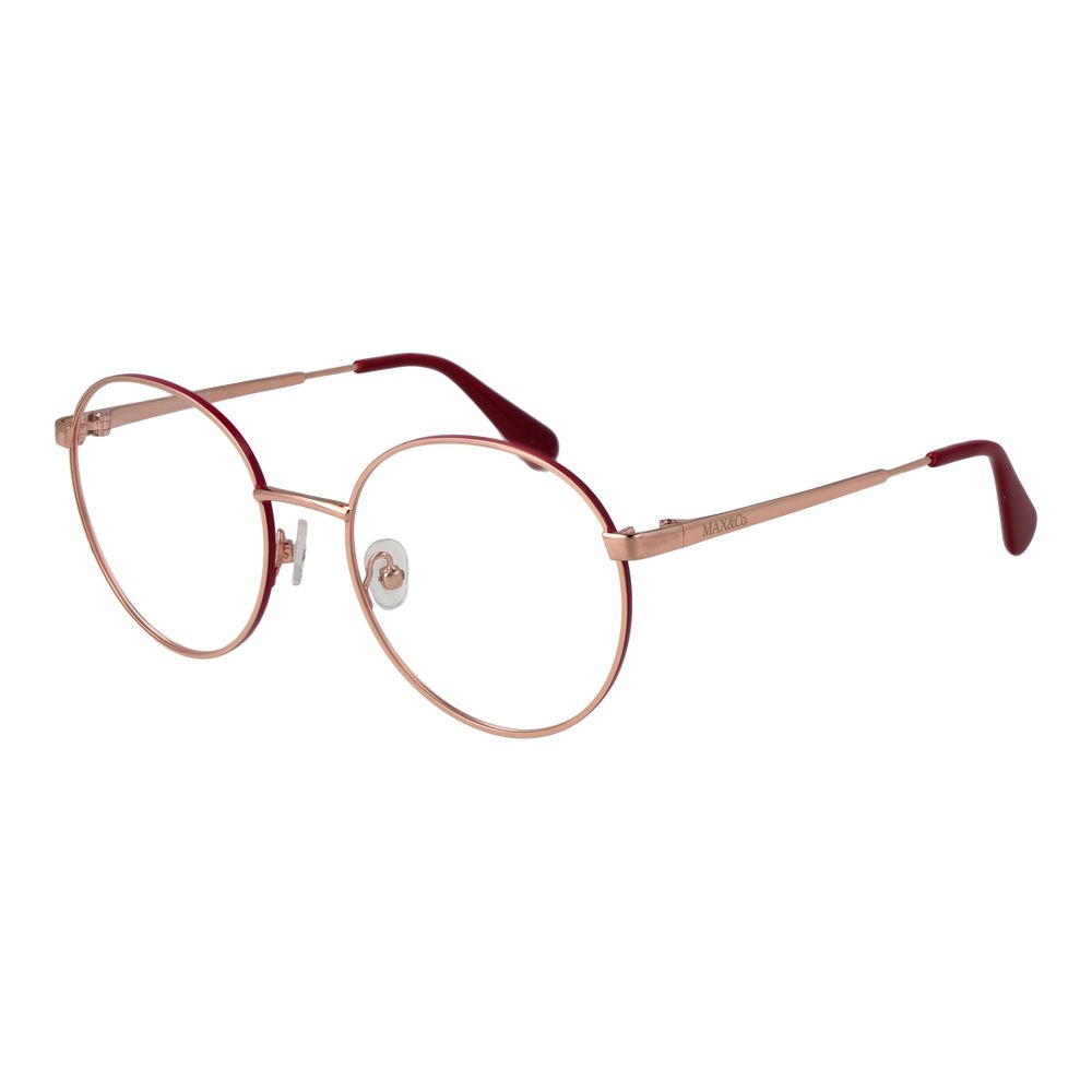 Rose Gold Women Glasses Frame Max & Co