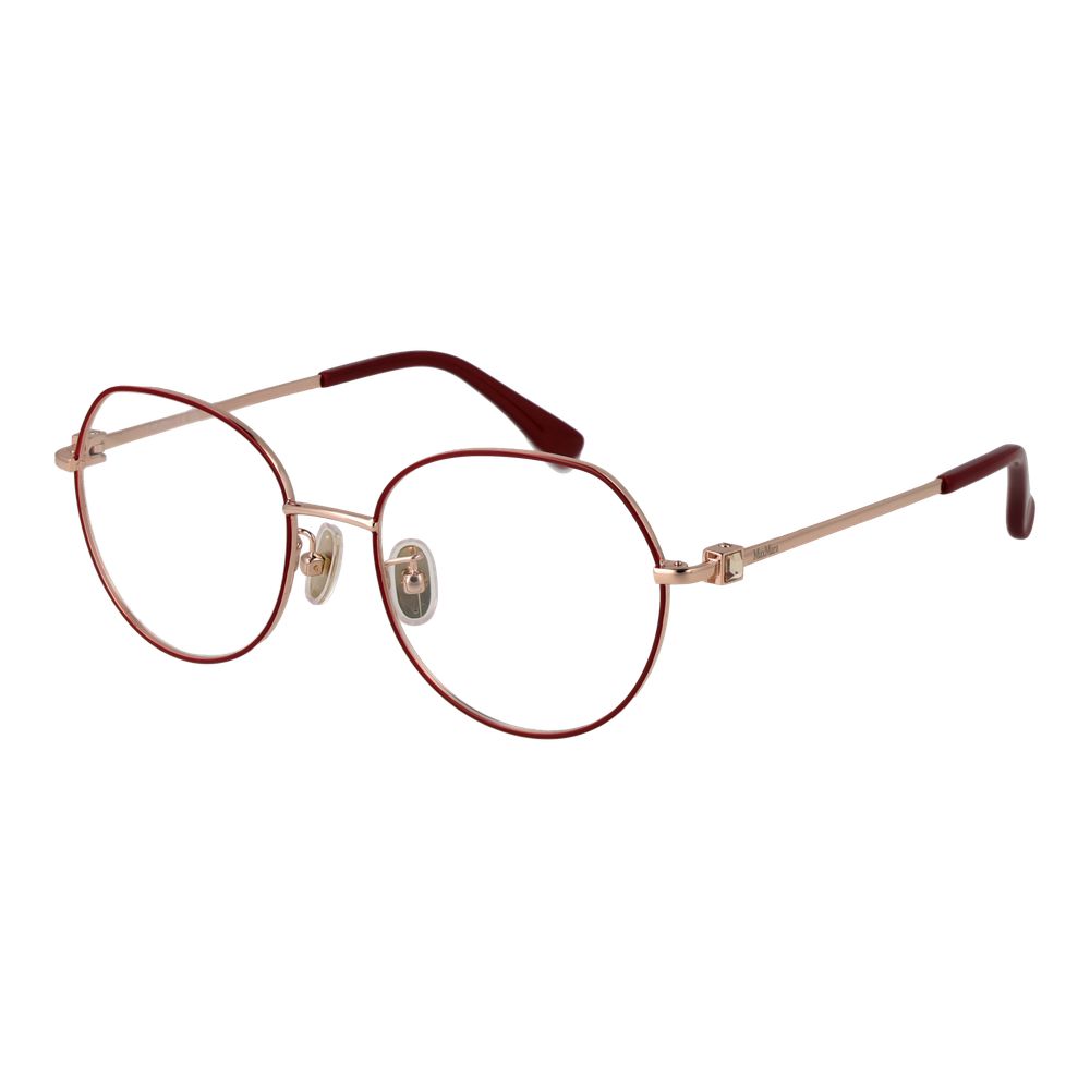 Red Women Glasses Frame Max Mara