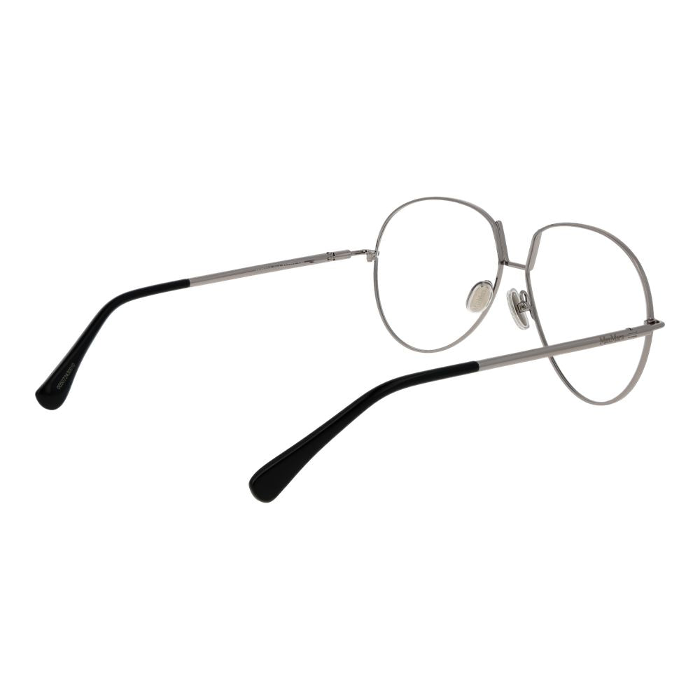 Silver Women Glasses Frame Max Mara