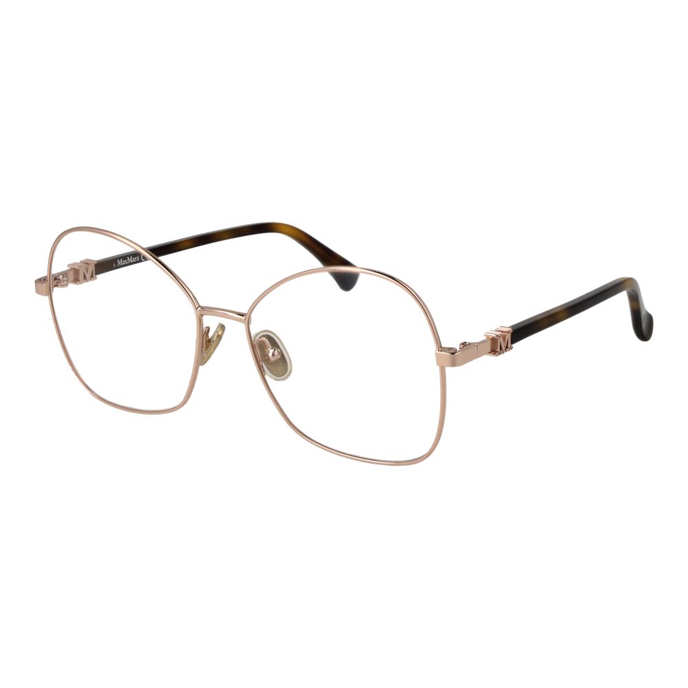 Rose Gold Women Glasses Frame Max Mara
