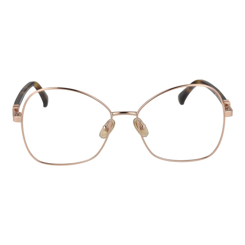 Rose Gold Women Glasses Frame Max Mara