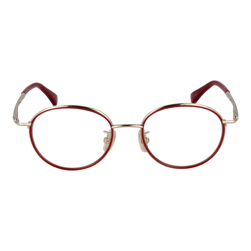 Red Women Glasses Frame Max Mara
