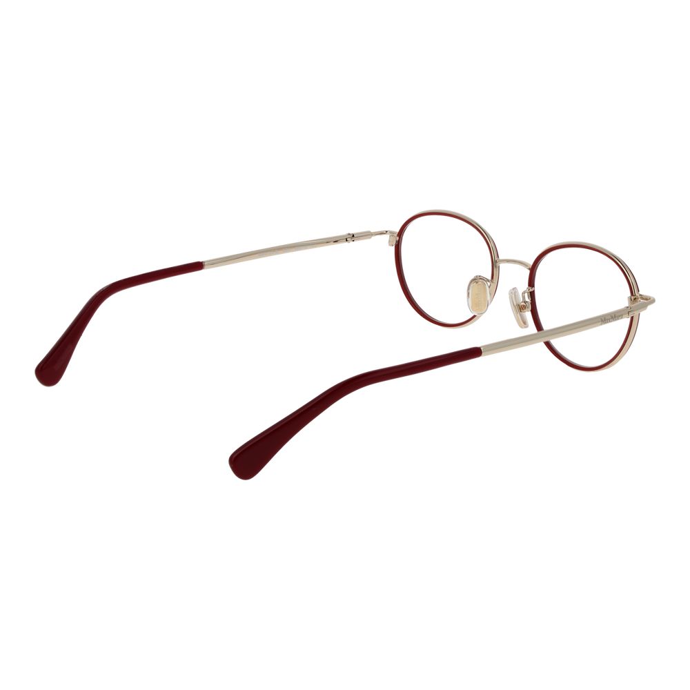 Red Women Glasses Frame Max Mara
