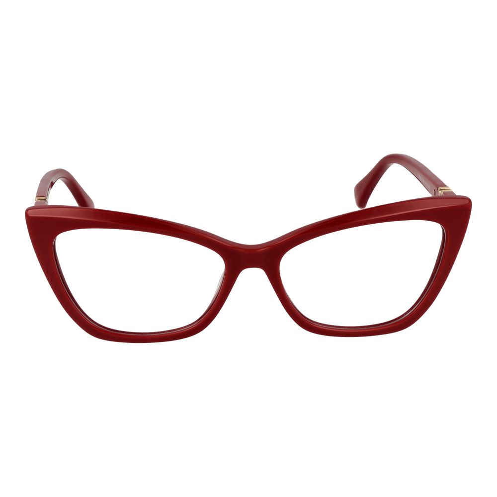 Red Women Glasses Frame Max Mara