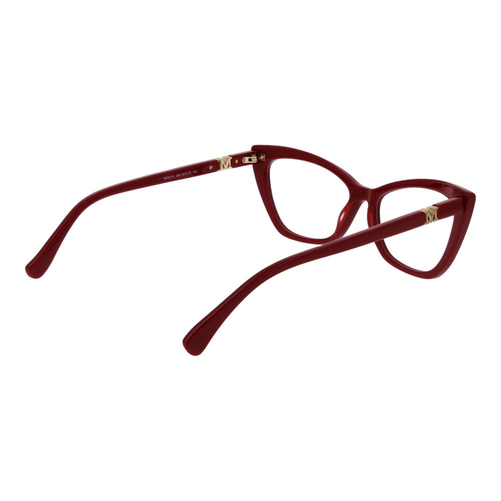 Red Women Glasses Frame Max Mara