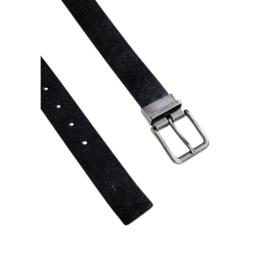 Black Leather Belt Calvin Klein Jeans