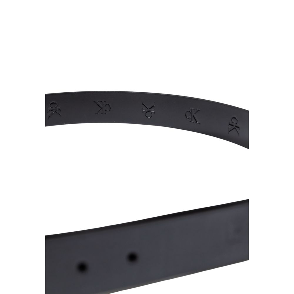 Black Leather Belt Calvin Klein Jeans