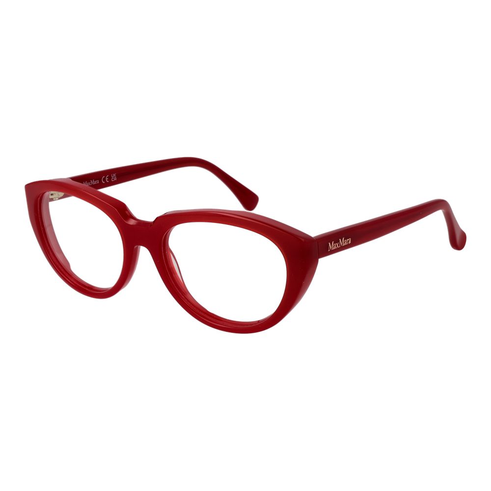 Red Women Glasses Frame Max Mara
