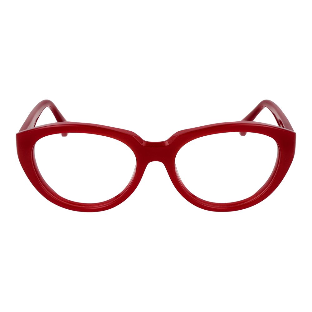 Red Women Glasses Frame Max Mara