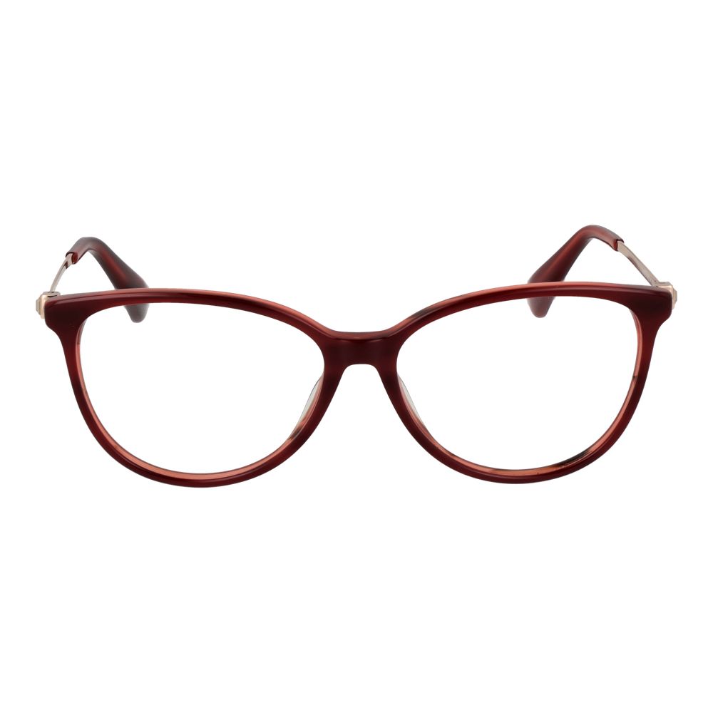 Red Women Glasses Frame Max Mara