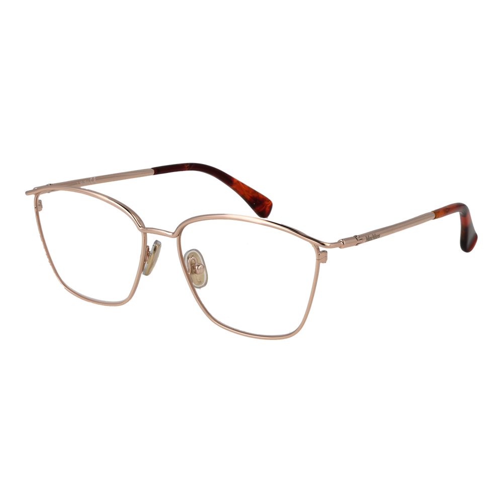 Rose Gold Women Glasses Frame Max Mara