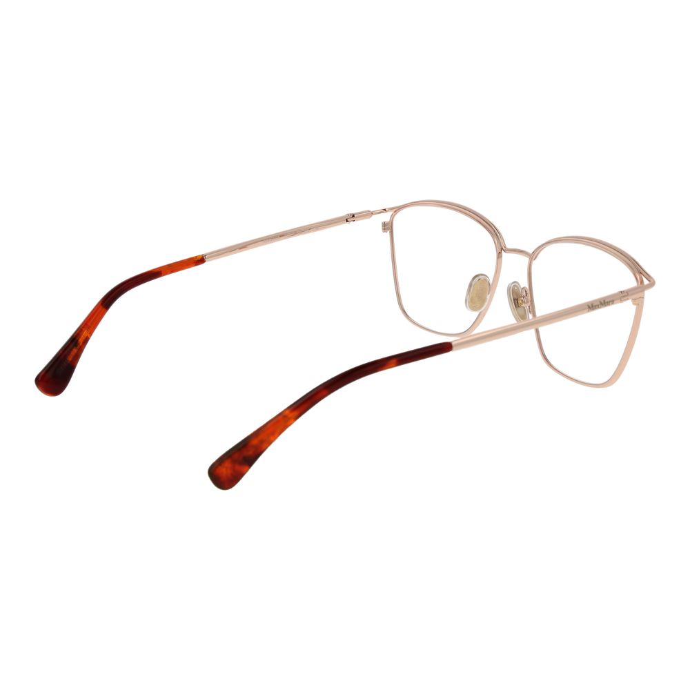 Rose Gold Women Glasses Frame Max Mara