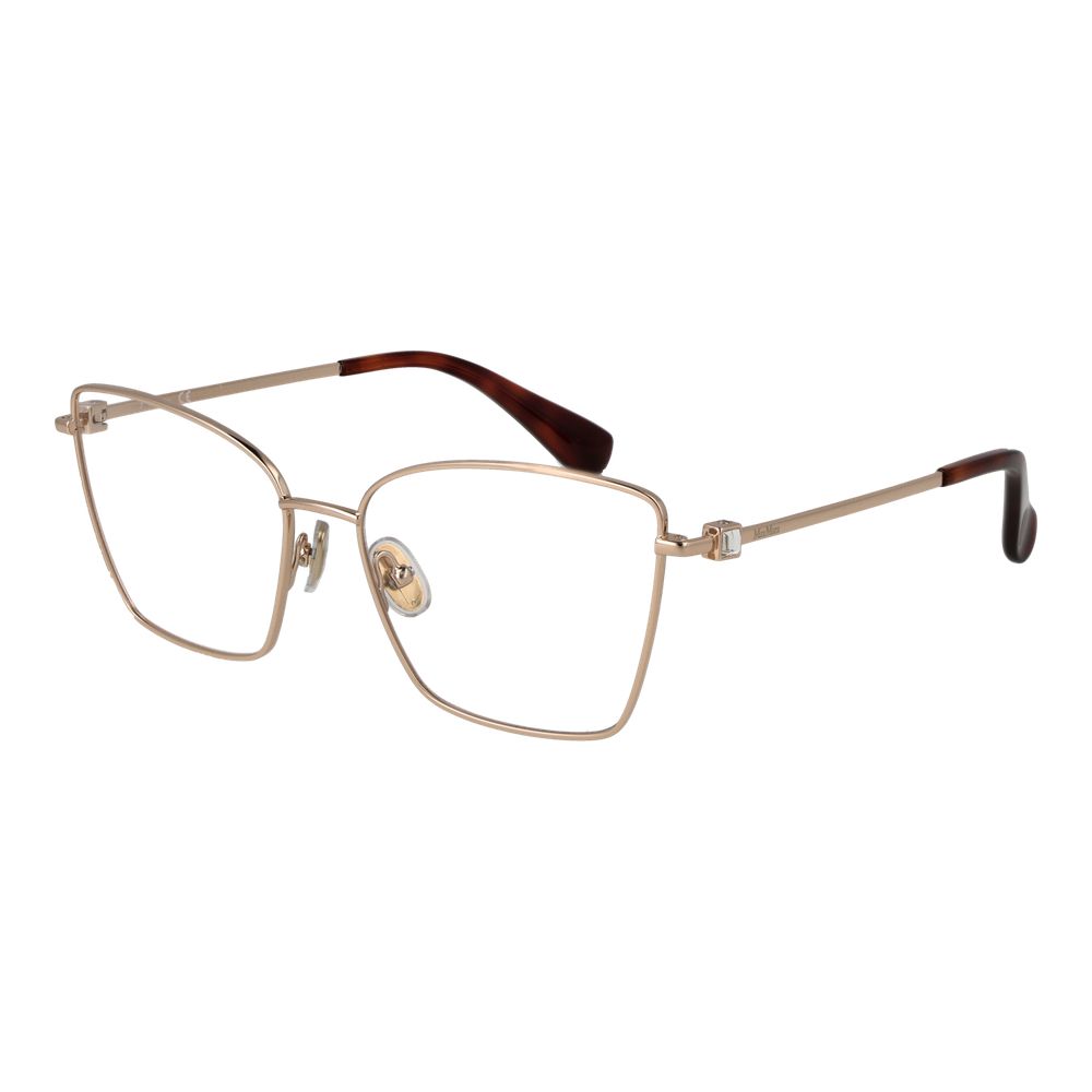 Rose Gold Women Glasses Frame Max Mara
