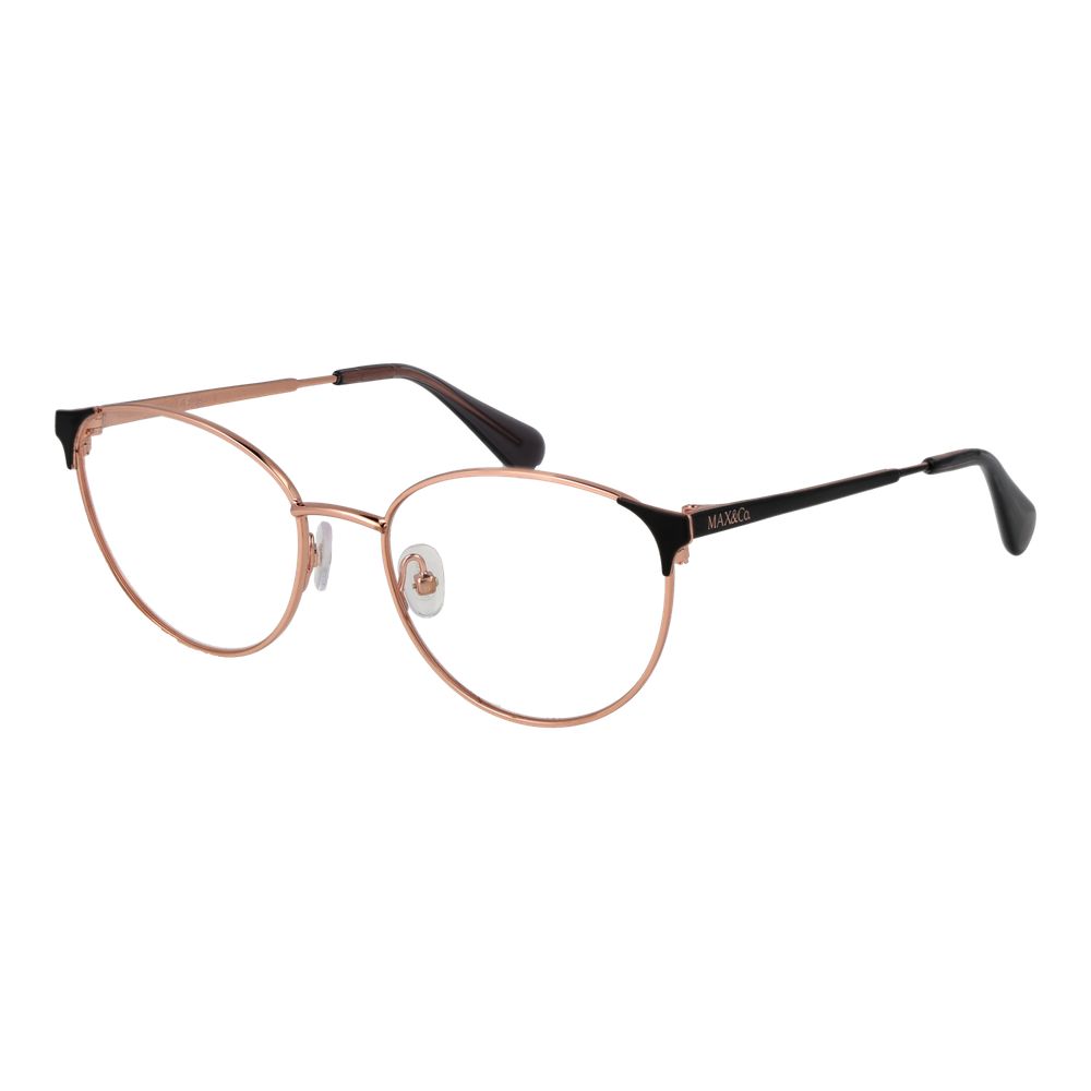 Rose Gold Women Glasses Frame Max & Co