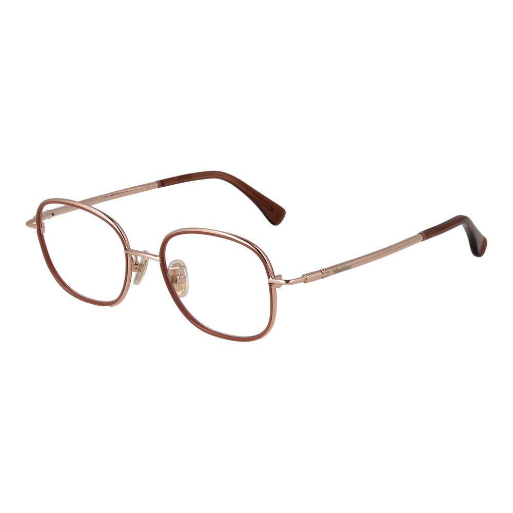 Rose Gold Women Glasses Frame Max Mara