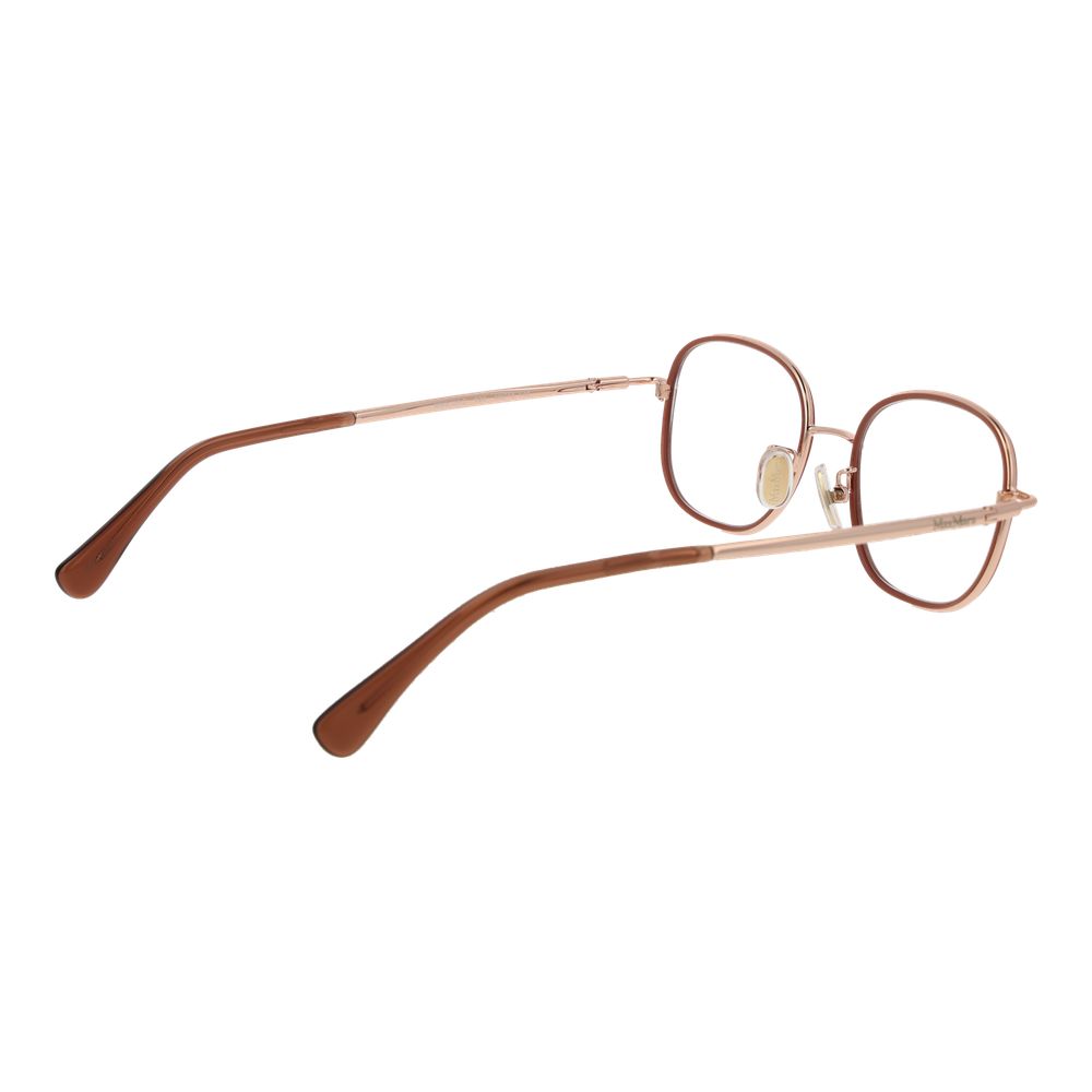 Rose Gold Women Glasses Frame Max Mara