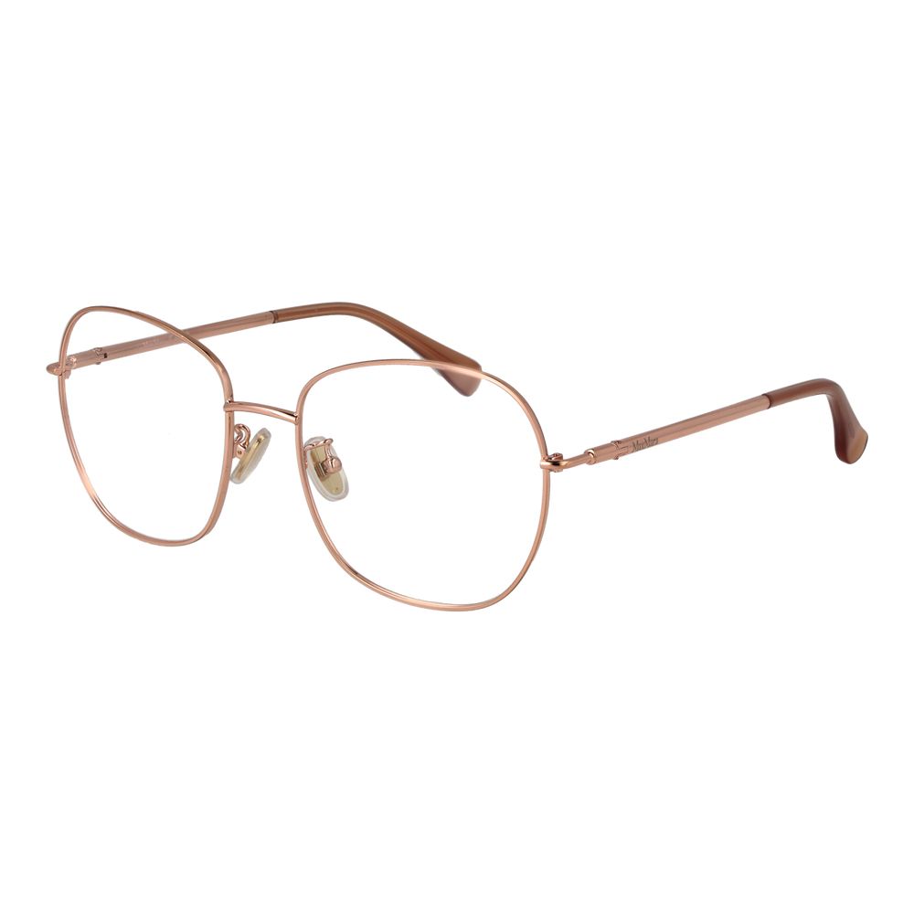 Rose Gold Women Glasses Frame Max Mara