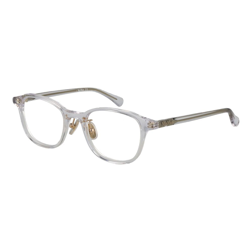 Transparent Women Glasses Frame Max Mara