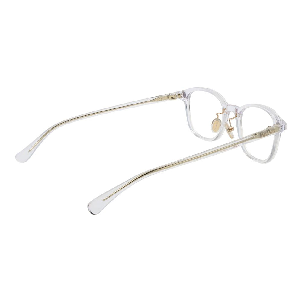 Transparent Women Glasses Frame Max Mara