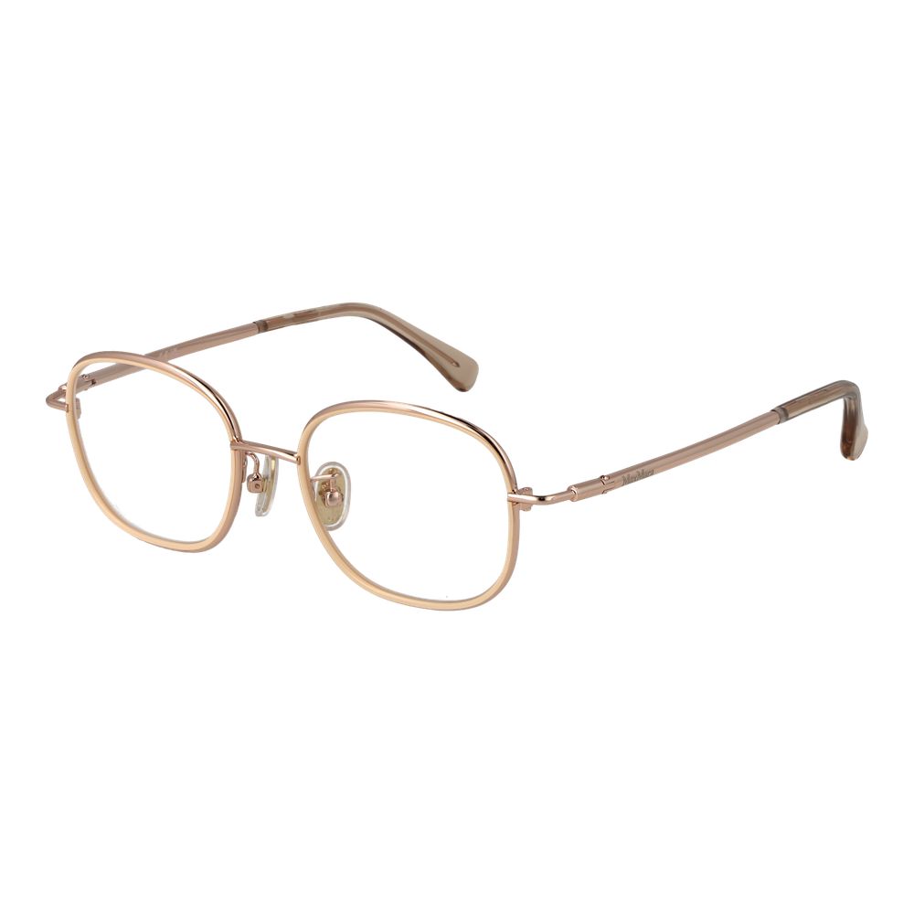 Rose Gold Women Glasses Frame Max Mara