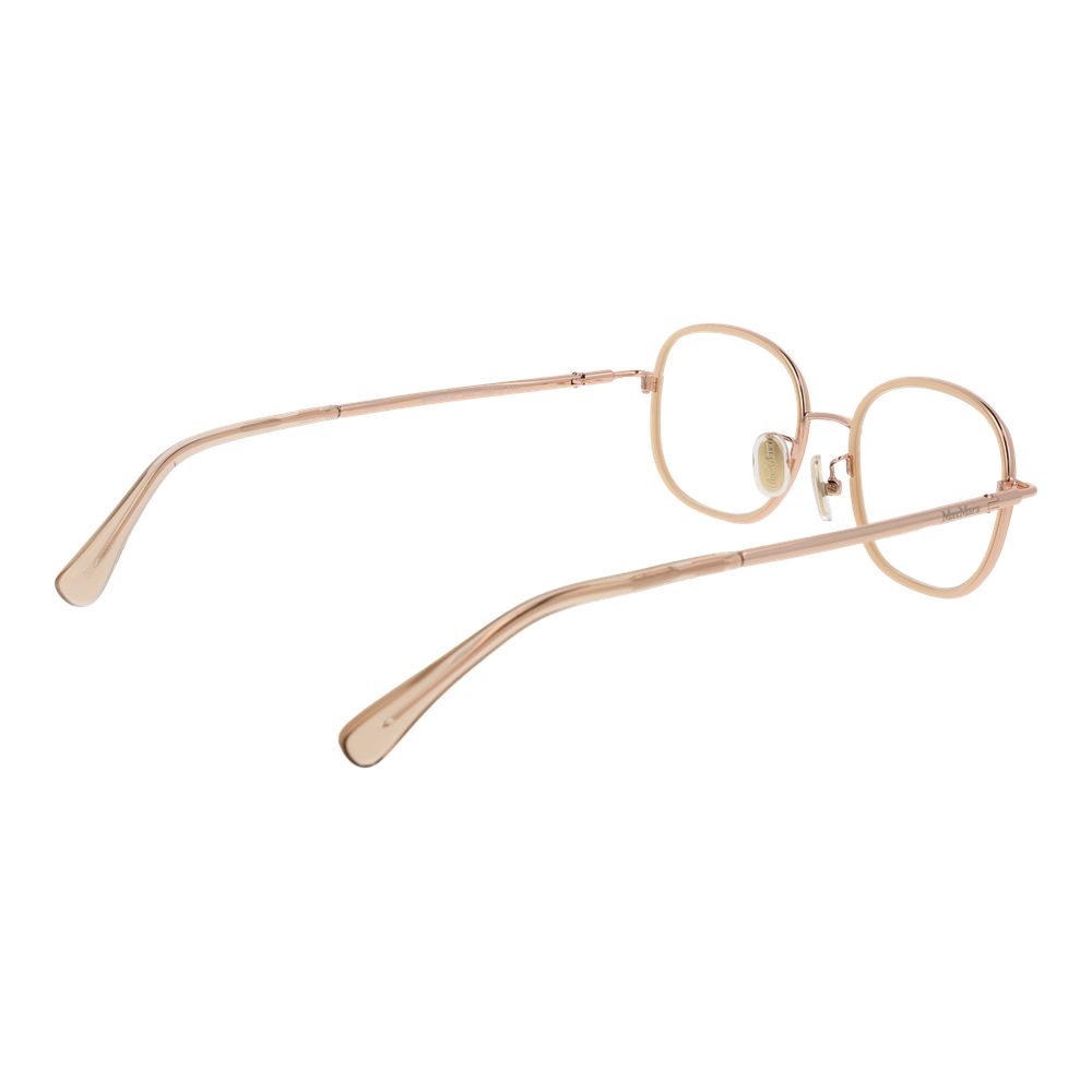 Rose Gold Women Glasses Frame Max Mara