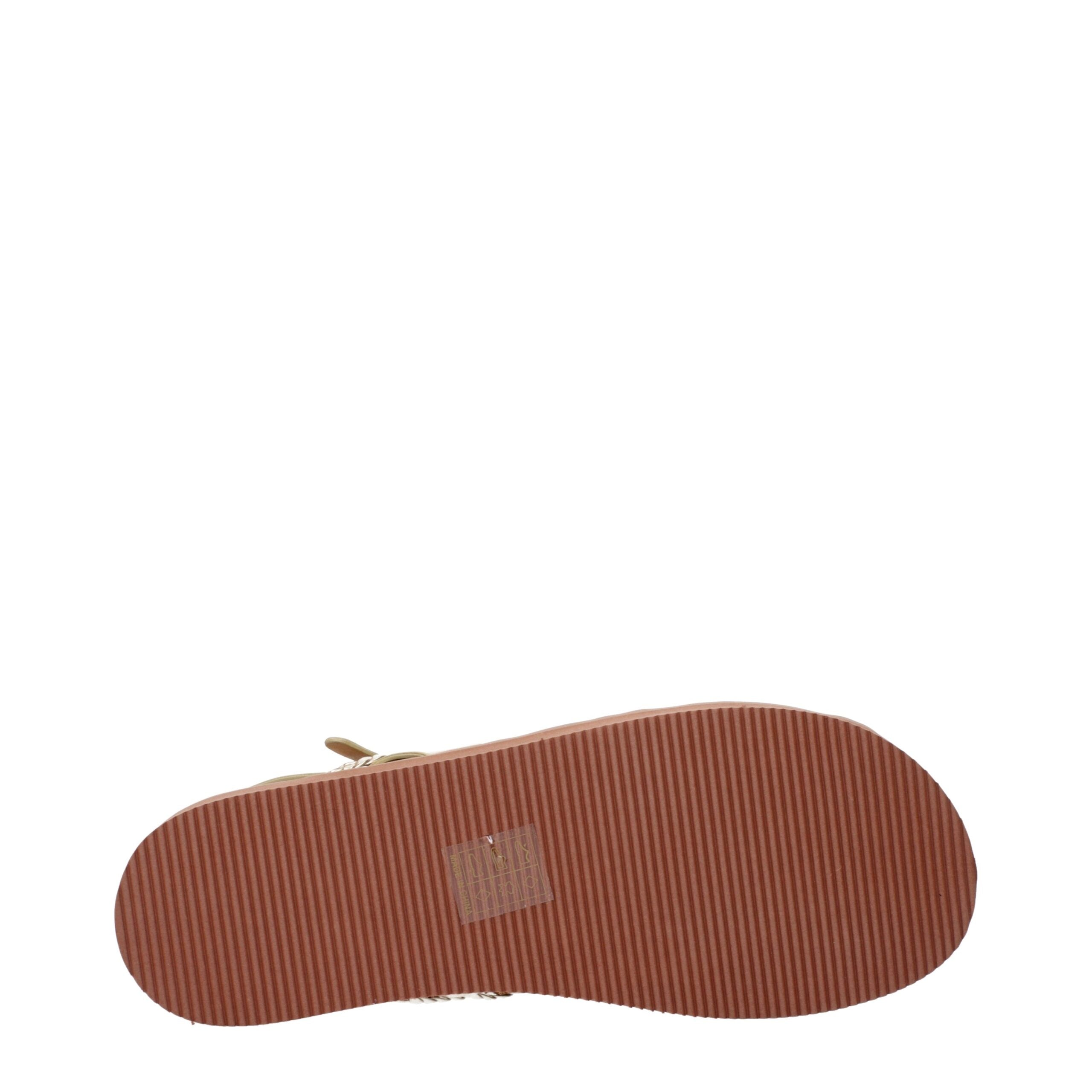 Gold Polyethylene Flat Sandals See By Chloé