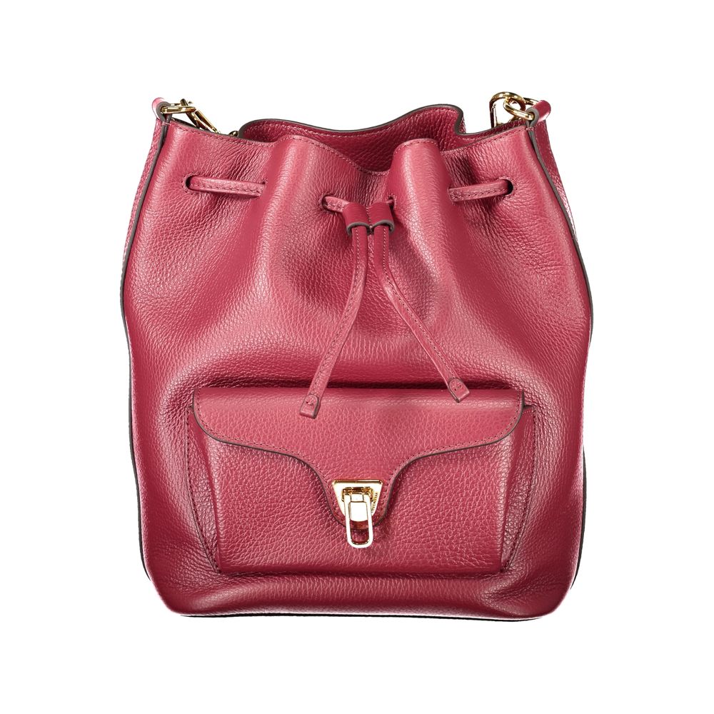 Purple Leather Women Handbag Coccinelle