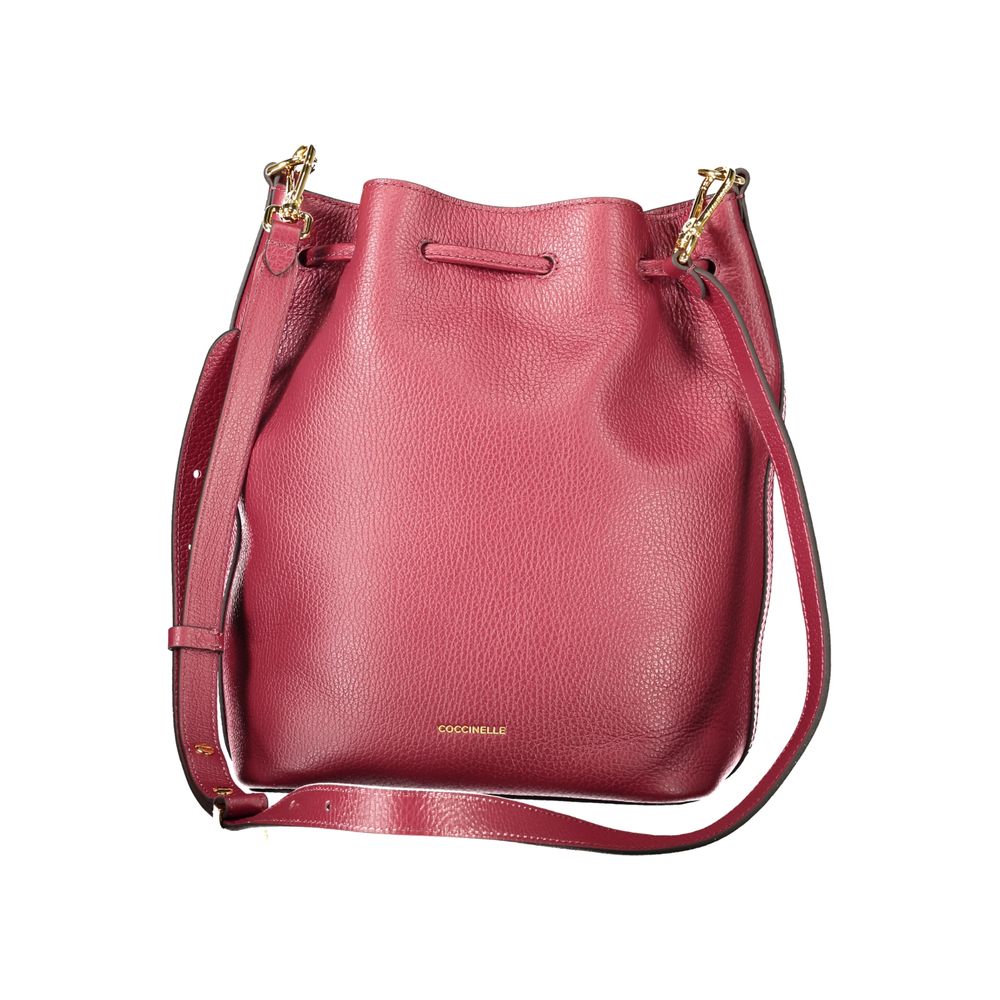 Purple Leather Women Handbag Coccinelle